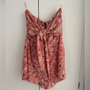 Never Worn! Buddy Love Jumbie Pink Flamingo Romper 🦩